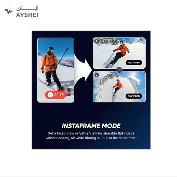 Insta360 X5 - Waterproof 8K 360° Action Camera, Leading Low Light, Invisible Selfie Stick Effect