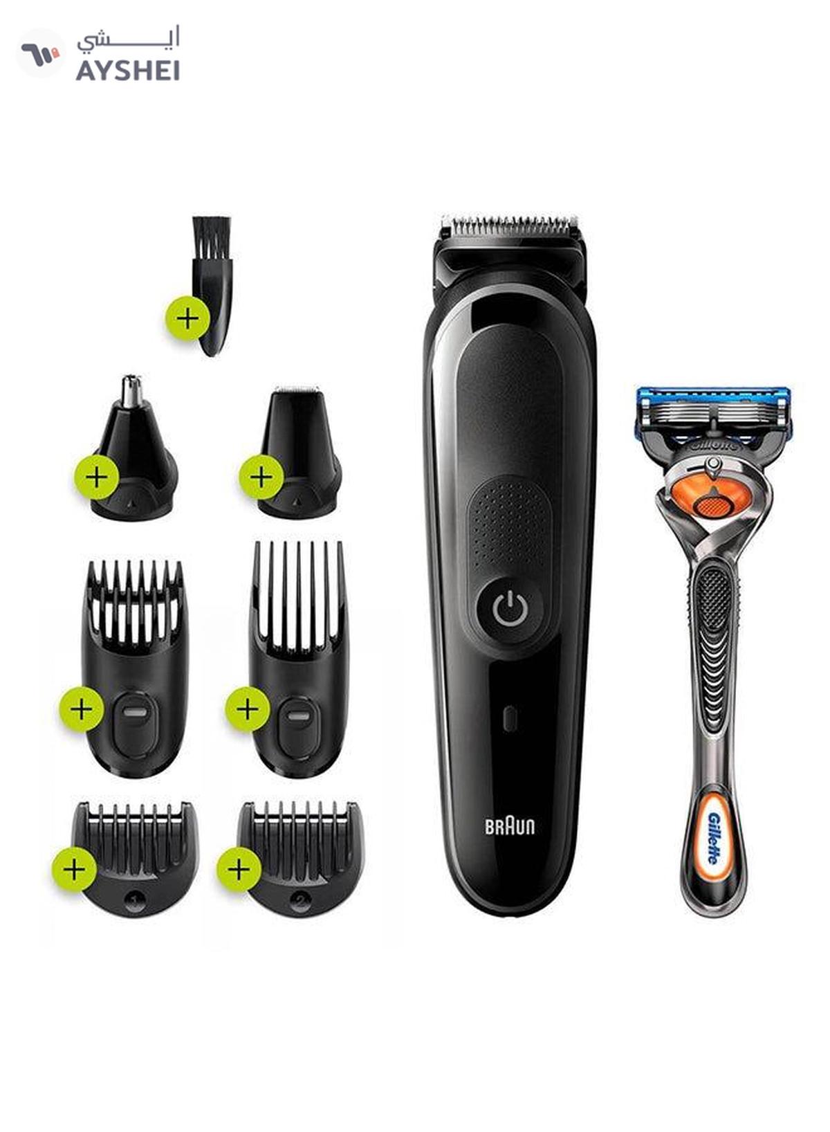 BRAUN 8 In 1 Styling Kit Trimmer MGK5260 Black-6-6