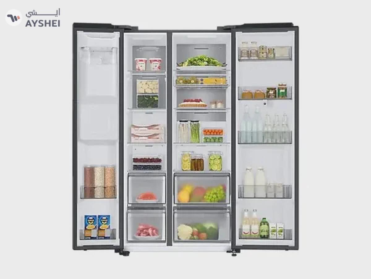 Samsung Family Hub™ SpaceMax™ RS6HA8891B1 American Style Smart Fridge Freezer - Black Stainless-0-landscape