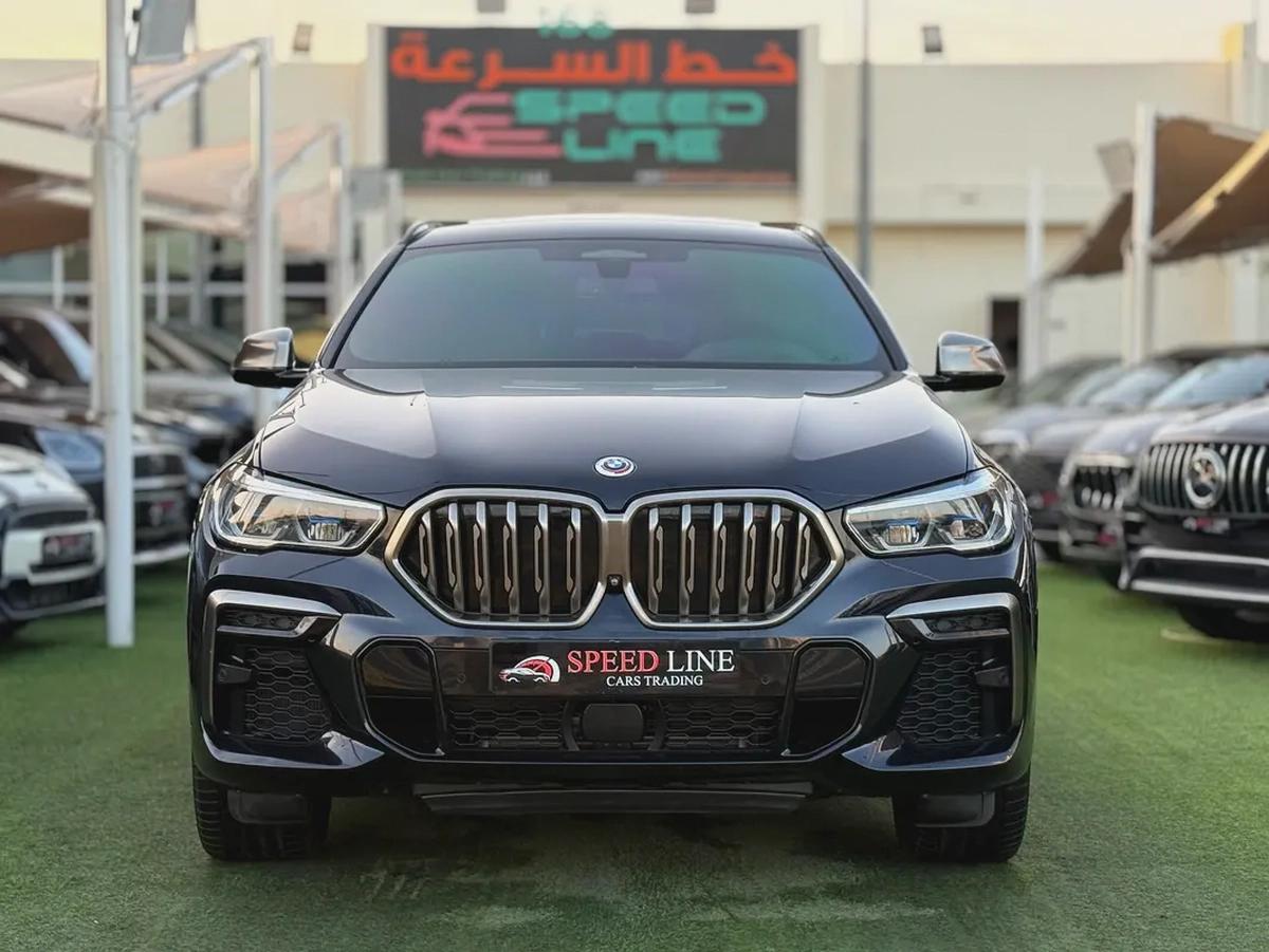 BMW X6 M50 V8 Under WarrantyService Gcc Free Paint-0-0