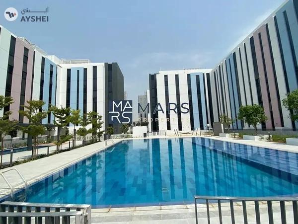 Spacious 1bedroom apartment with huge baclony in aljada community for sale