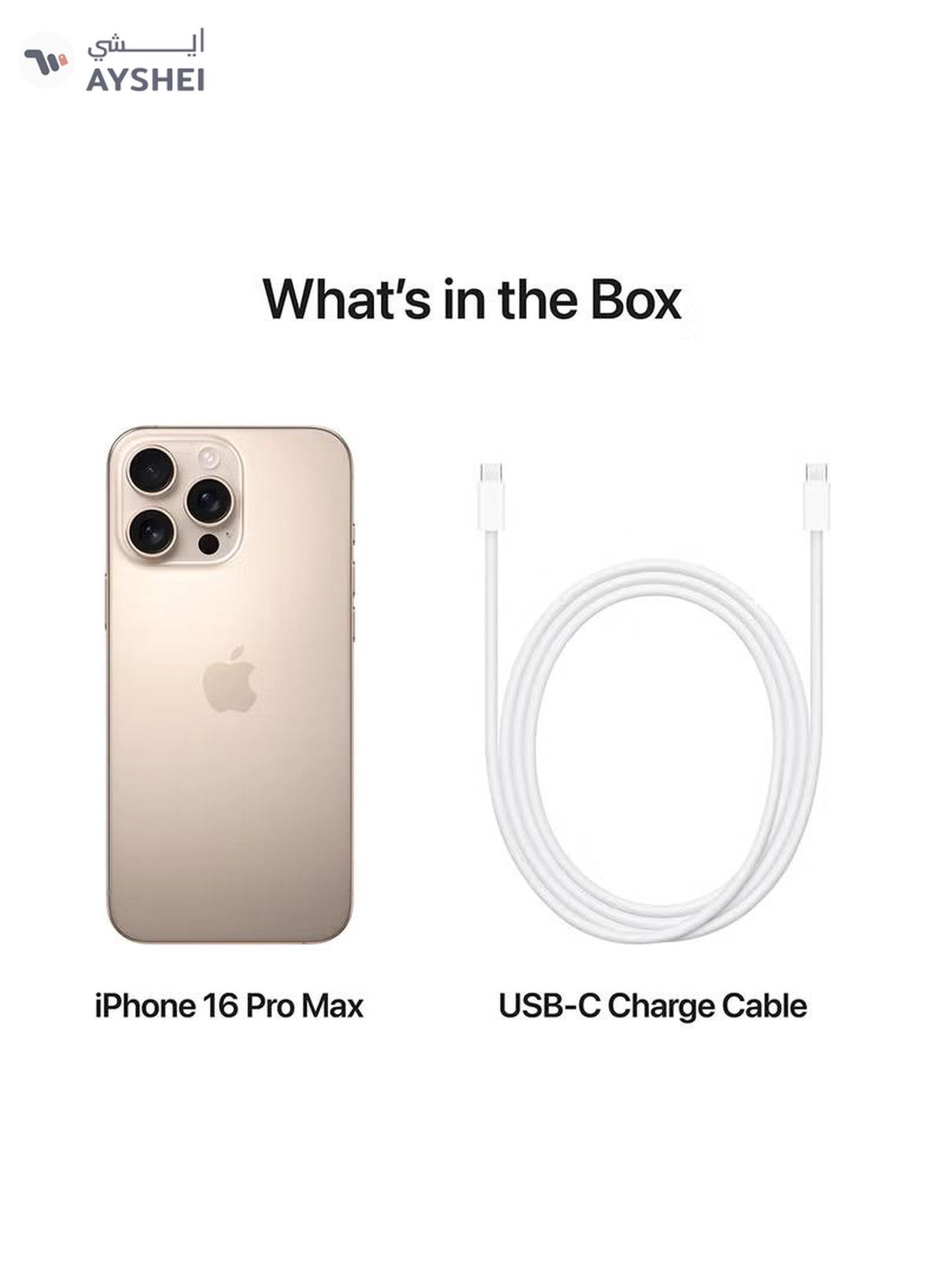 Apple iPhone 16 Pro Max 256GB Desert Titanium 5G With FaceTime - International Version-6-6