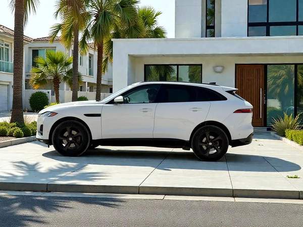AED 1,650 P.M | 0% DOWN PAYMENT | JAGUAR F-PACE R-SPORT PRESTIGE | 2021