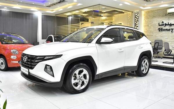 Hyundai Tucson ( 2023 Model ) in White Color GCC Specs