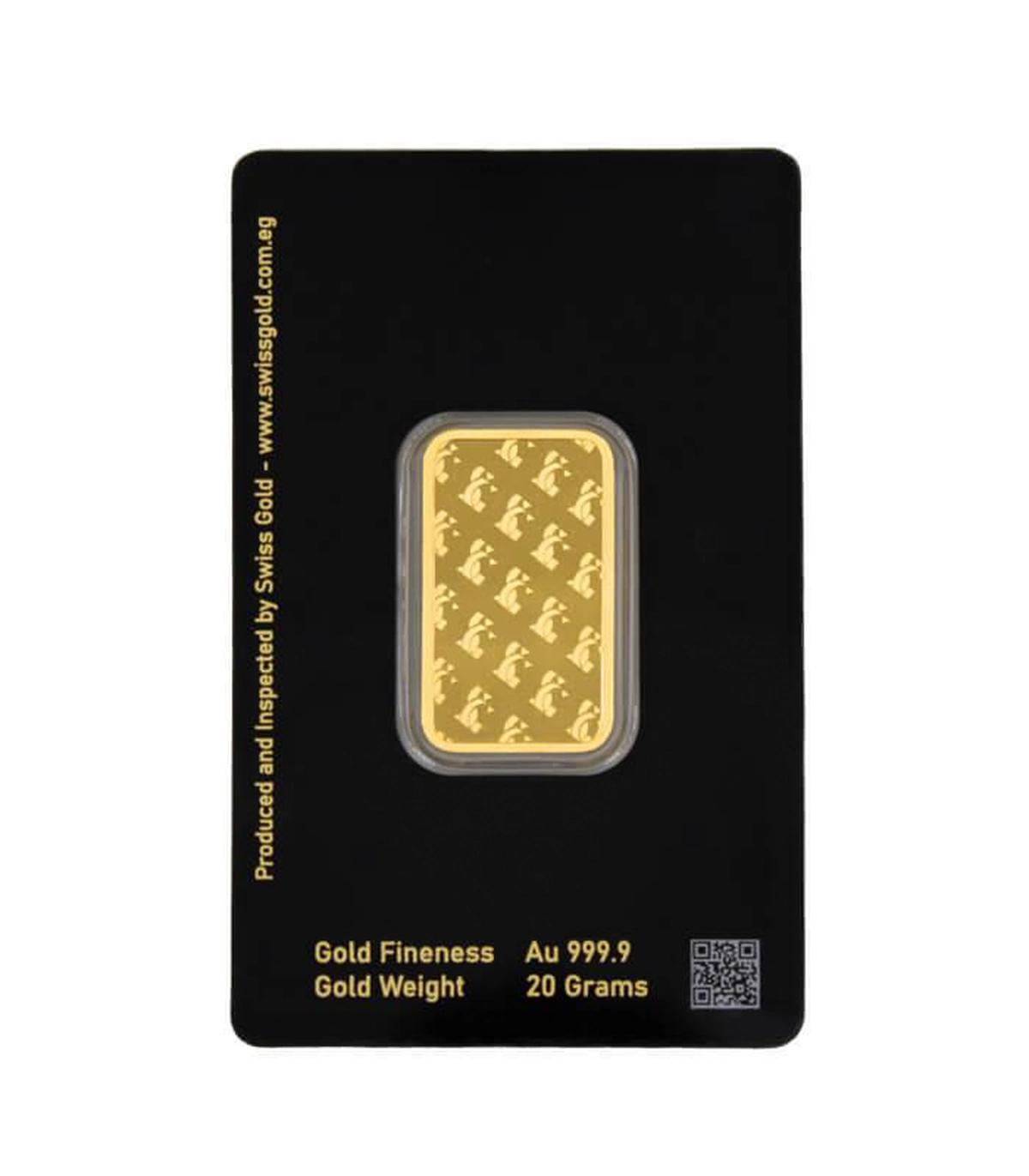 20 Grams Swiss Gold Bar 100% Authentic-0-portrait
