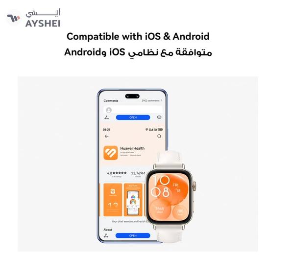 HUAWEI Watch Fit 3 Smartwatch, 1.82 Inch Amoled Display