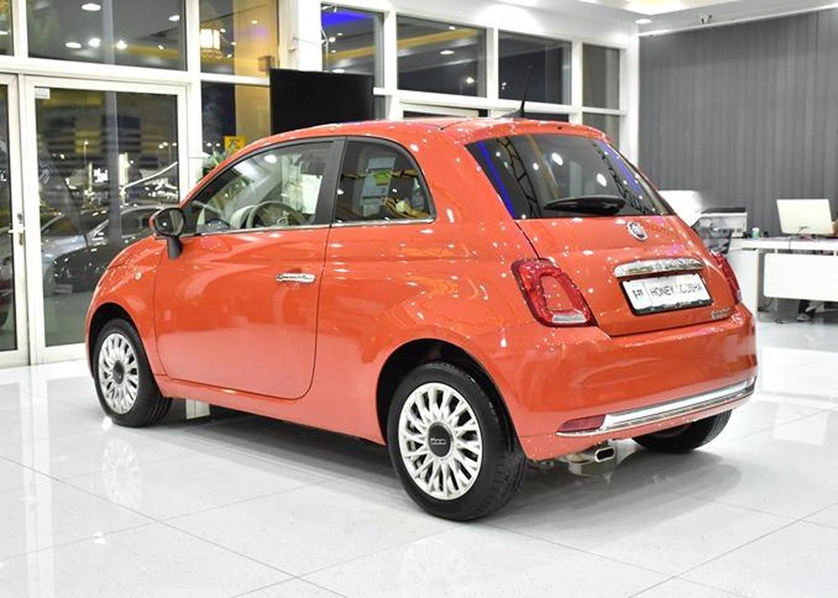 Fiat 500 Dolcevita ( 2024 Model ) in Orange Color GCC Specs-12-12