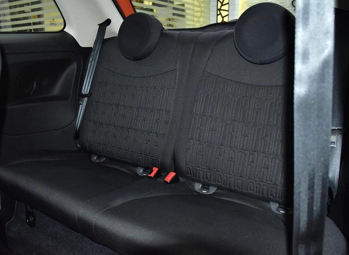 Fiat 500 Dolcevita ( 2024 Model ) in Orange Color GCC Specs-9-9