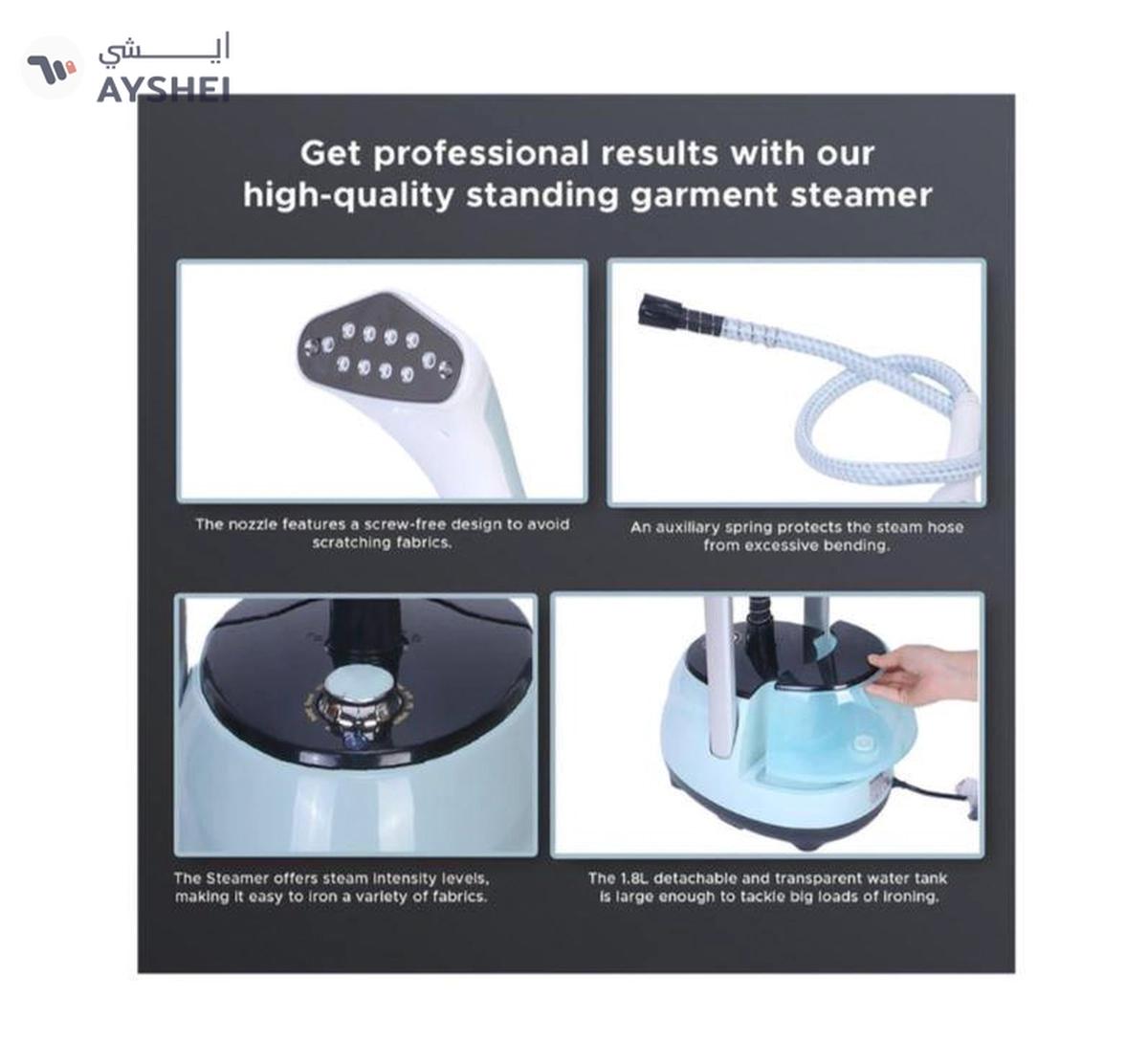 Sonashi 1.8L Garment Steamer with 35G/min Steam Flow, Mechanical Control and Overheat Protection-5-5