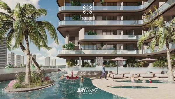 Furnished Studio | Barari Palace Majan | Balcony & Pool Access