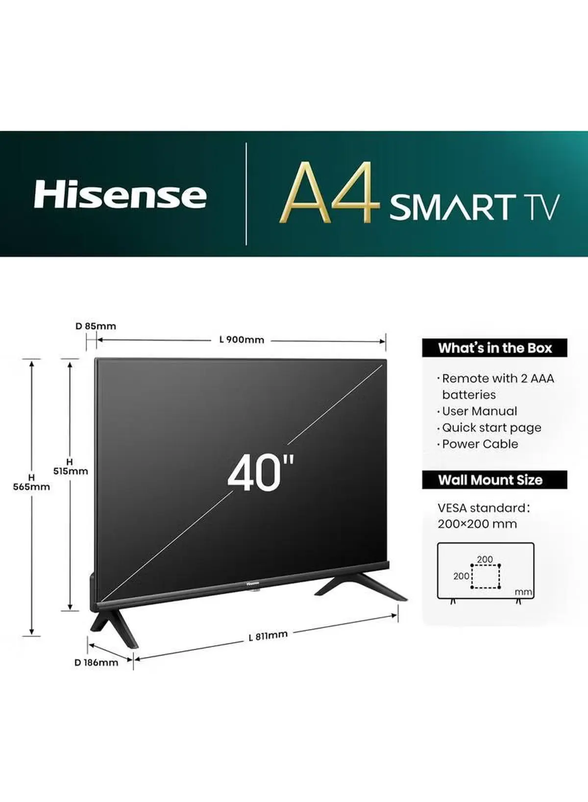 Hisense 40-inch Smart Full HD TV + Soundbar Bundle-8-8