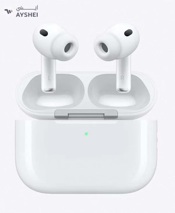 Apple AirPods Pro 3 Wireless Earbuds, Bluetooth Headphones, Active Noise Cancellation, Hearing Test, Hearing Aid,Hearing Protection features, Heart rate sensing during workouts, Live Translation, High-Fidelity Sound, H2 Chip, USB-C Charging - White