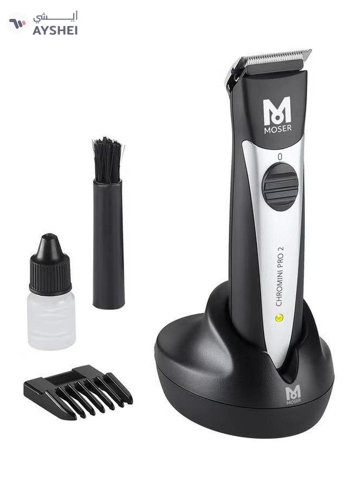 MOSER Chromini Pro2 with U-Blade Trimmer Black 130grams-0-portrait