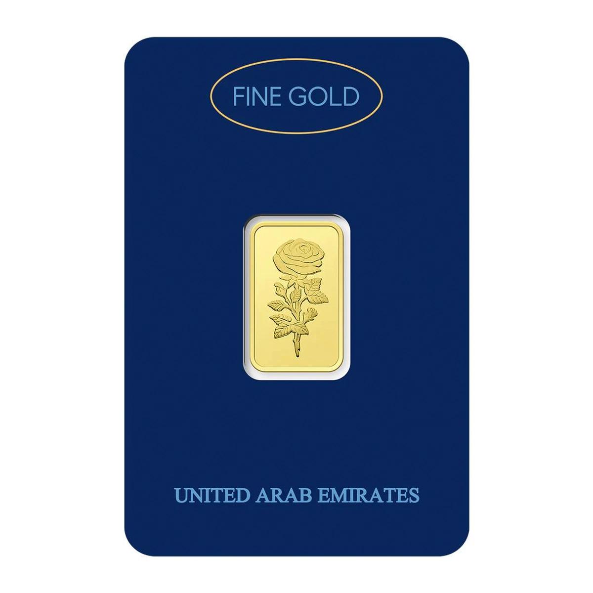 Dubai Gold 5 Grams Pure 999.9 Fine Gold Bar - Variable Design-2-2