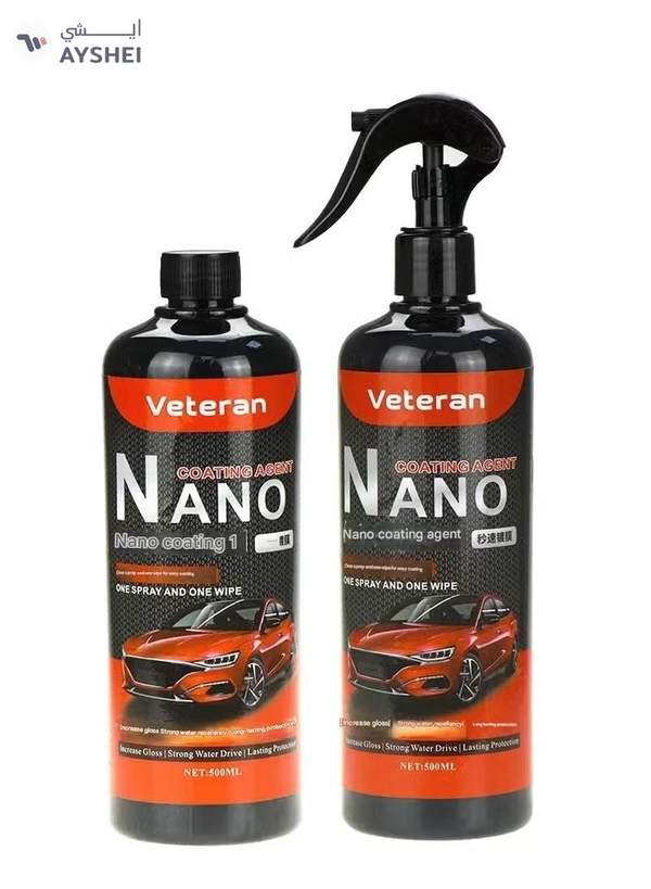 VETERAN Nano Ceramic Coating for Car 500ML Nano Shield Premium Coat Waterproof Car Polishing Liquid W