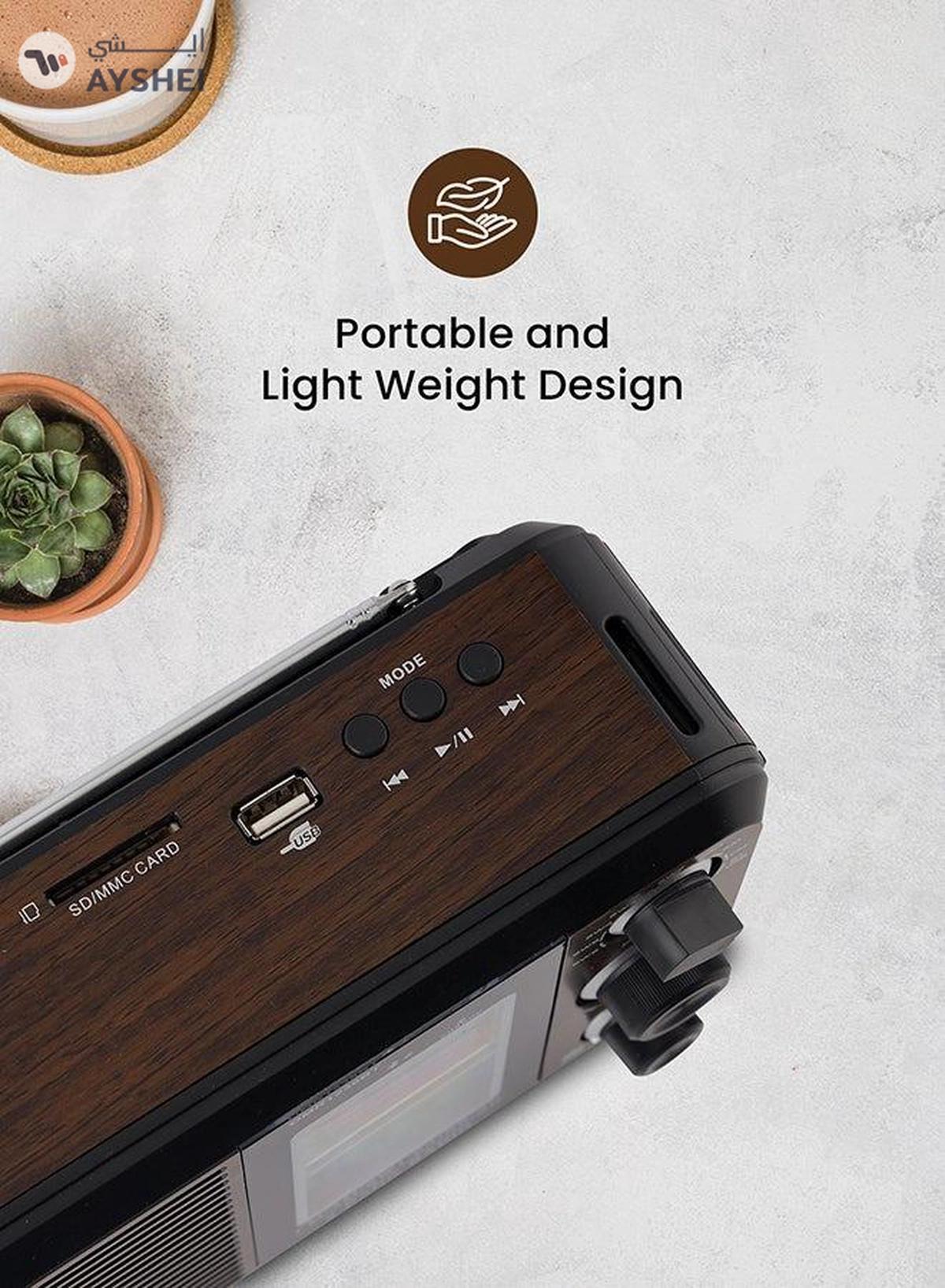 Olsenmark Portable FM/AM/SW Radio & Music Player with USB/SD/BT, High Sound Quality, Low Noise-1-portrait