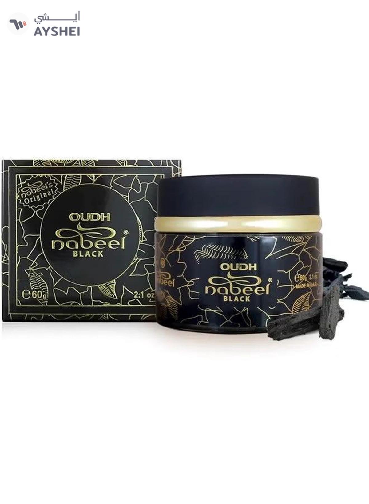Nabeel Pack of 4 Nabeel Black Oudh Incense Bakhoor 60 GM-0-0