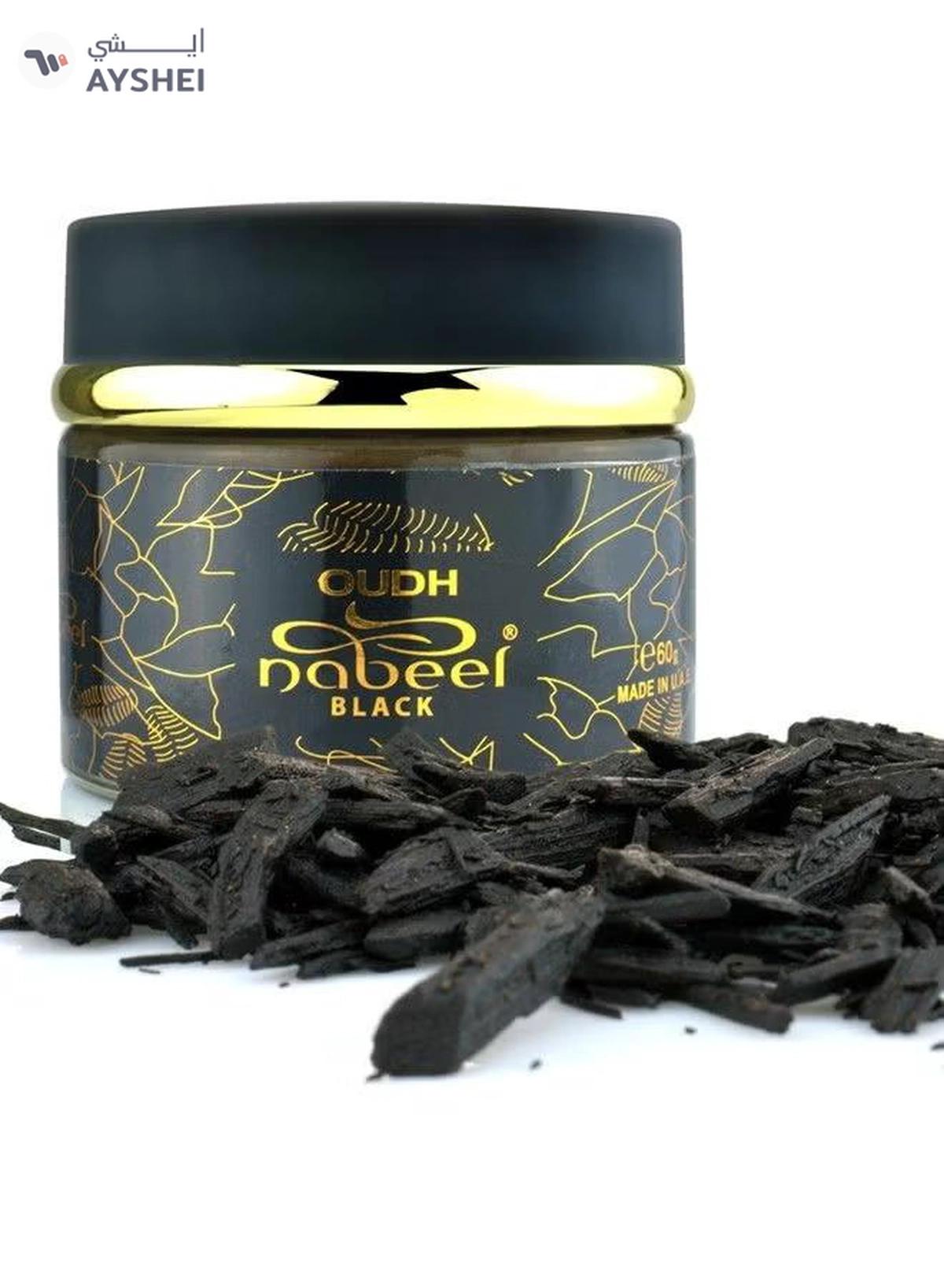 Nabeel Pack of 4 Nabeel Black Oudh Incense Bakhoor 60 GM-2-2
