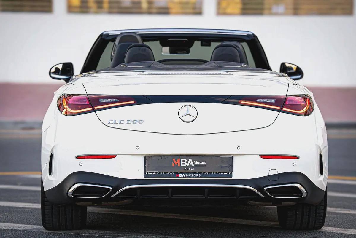 2024 | Mercedes CLE200 Cabriolet | Red Roof | Low Mileage | 2KEYS | White-4-4