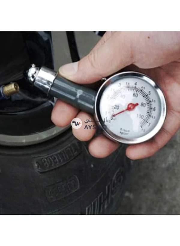 Generic Auto Metal Truck Racing Car Tire Air Pressure Gauge