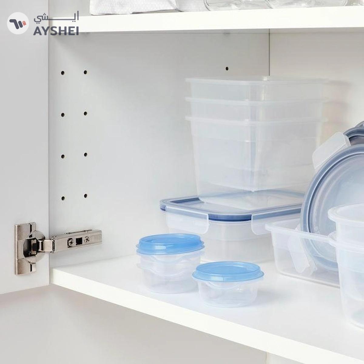 IKEA PRUTA Food Container, 70 ml, Transparent/Blue -2-2