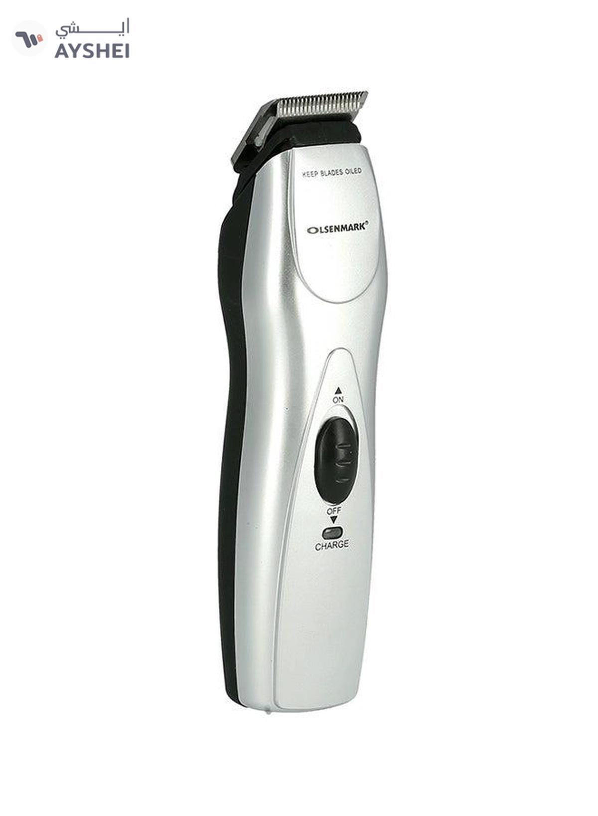Olsenmark Rechargeable Hair Trimmer with Chromium Steel Blade - LED indicator light-1-1