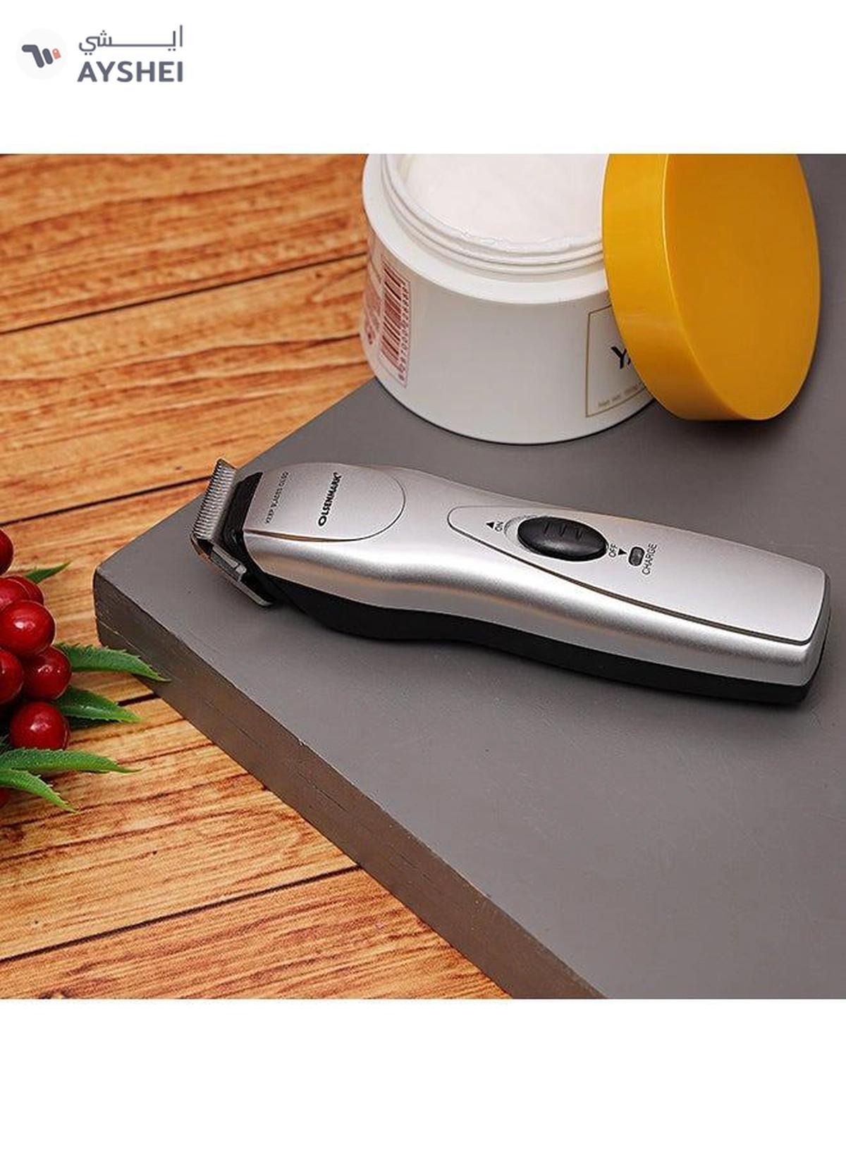 Olsenmark Rechargeable Hair Trimmer with Chromium Steel Blade - LED indicator light-1-portrait