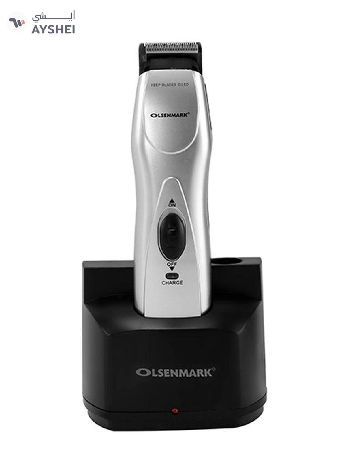Olsenmark Rechargeable Hair Trimmer with Chromium Steel Blade - LED indicator light-4-4