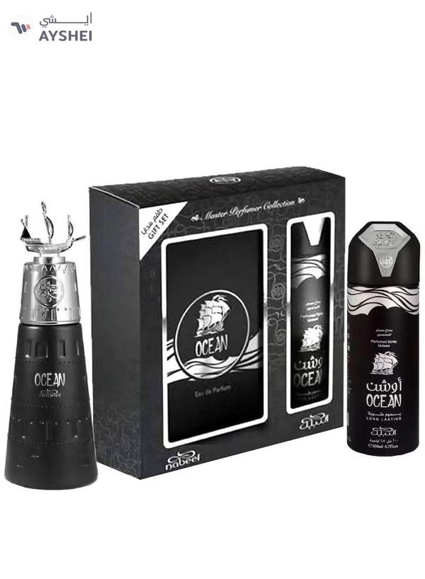 Nabeel Ocean Gift Set EDP 100ml + Deodorant 200ml
