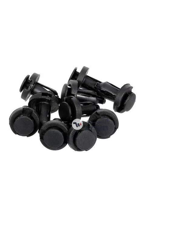 Generic 100Pcs Car Body Plastic Push Retainer Pin Rivet Fasteners Trim Moulding Clip Automotive Furniture Assembly Expansion Screws Kit with Removal Tool Screwdriver for Vehicles