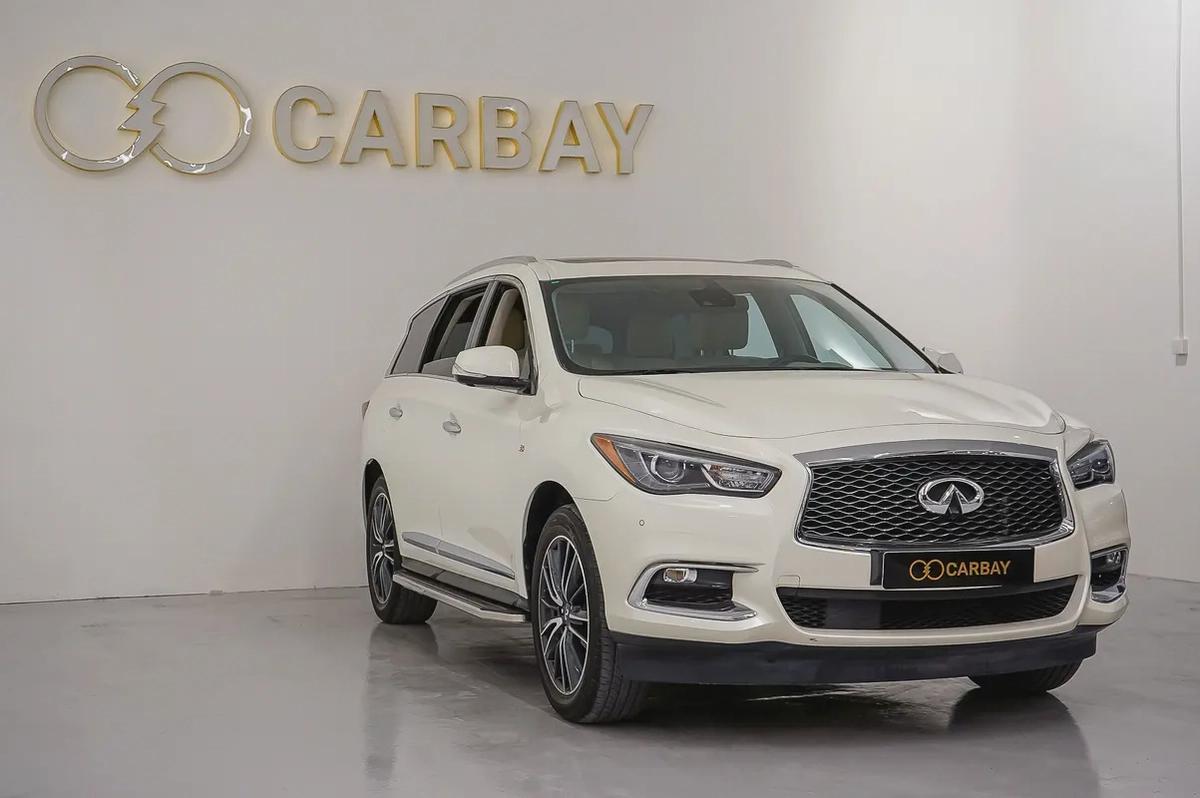 AED 931 PM | INFINITY QX60 7-SEATER 2017 | 7-SEATER | PARTIAL AGENCY HISTORY | 1 YEAR WARRANTY| GCC-1-1