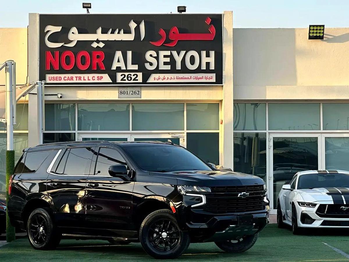 CHEVROLET TAHOE LT BLACK EDITION 2023 GCC FULL OPTION ORIGINAL PAINT UNDER WARRANTY-0-0