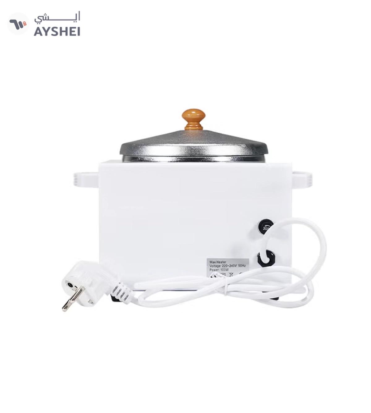 Bluezoo Single Wax Heater Warmer For Hard Wax Hair Removal White 19x18x18cm-2-2