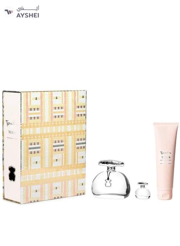 Tous Touch The Luminous Gold - Eau de Toilette, 100 ml + 4 ml + Body lotion 150 ml Gift Set