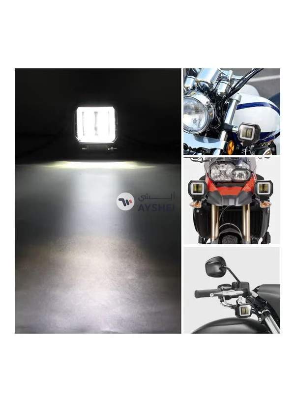 Generic 20W Fog Light 6000K 12-30V DC 8000LM Waterproof Square LED