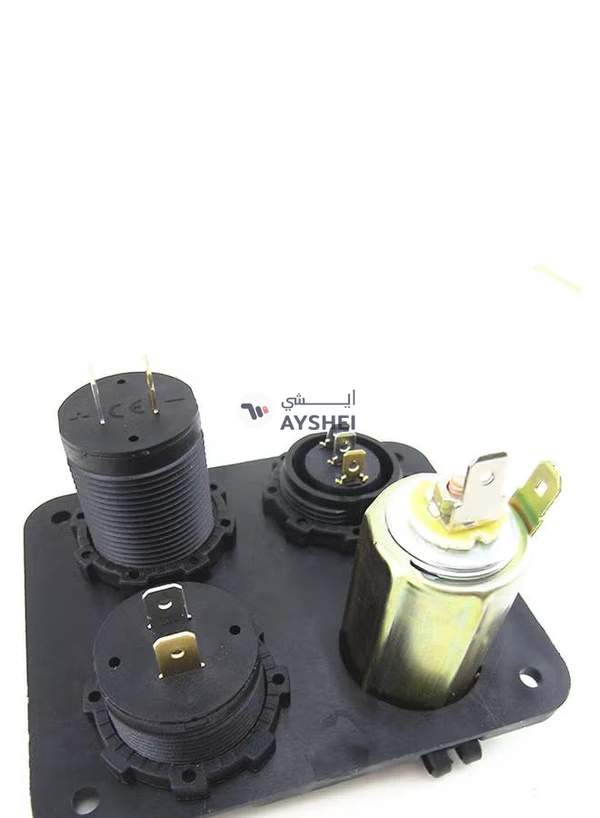 Generic Marine Car Rv Truck 4 Hole Panel Dual b Charger Voltmeter 12V Socket Switch