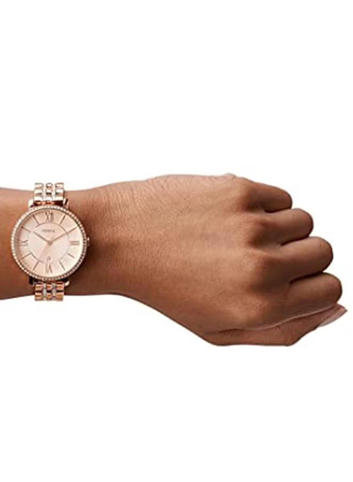 Fossil Women's Water Resistant Stainless Steel Analog Wrist Watch ES3546 - 36 mm - Rose Gold-0-portrait