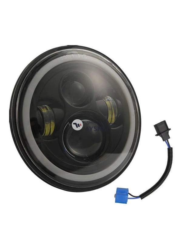 Generic 7-Inch Round Shaped LED Front Headlight For Jeep Wrangler JK LJ