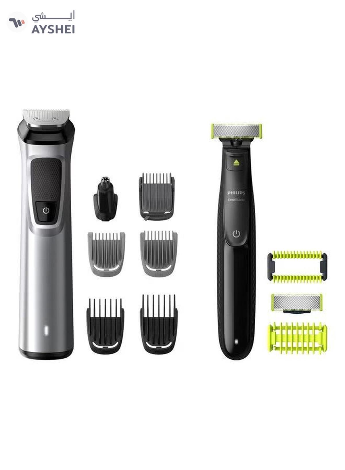 Philips Multigroom series 9000 12-in-1, Face, Hair and Body MG9710/93, 2 Years Warranty Silver & Black-0-0