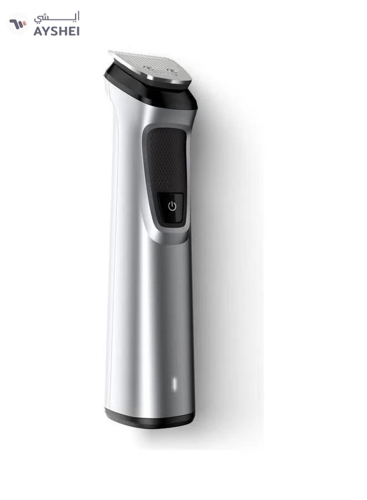 Philips Multigroom series 9000 12-in-1, Face, Hair and Body MG9710/93, 2 Years Warranty Silver & Black-0-portrait