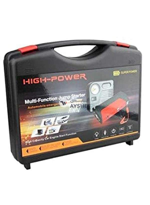 High Power Car Jump Starter Power Bank With Air Compressor