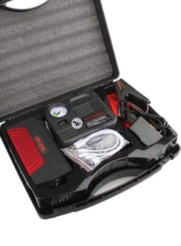 High Power Car Jump Starter Power Bank With Air Compressor