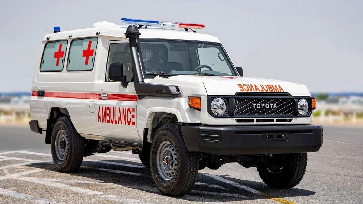 Toyota Land Cruiser 70 TOYOTA LAND CRUISER hard top ambulance LC78 4.2D MT MY2024-1-1