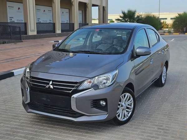2023 Mitsubishi Attrage GLX - GCC Specs - Excellent condition With Navigation Low KM Eco City Car