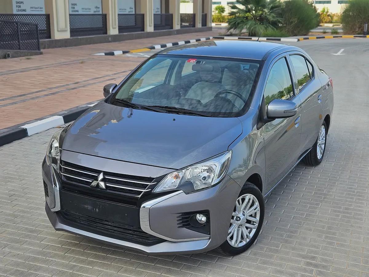 2023 Mitsubishi Attrage GLX - GCC Specs - Excellent condition With Navigation Low KM Eco City Car-3-3