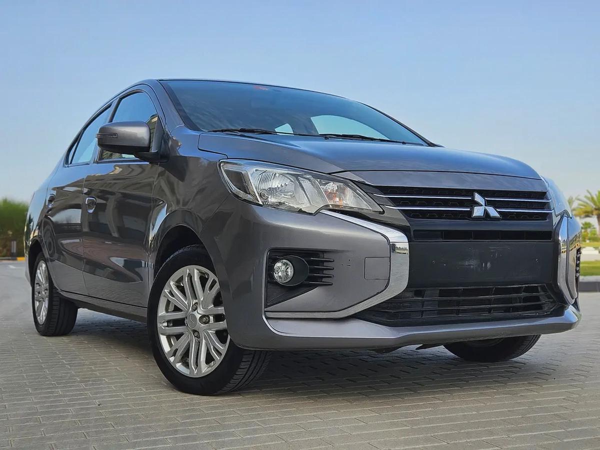 2023 Mitsubishi Attrage GLX - GCC Specs - Excellent condition With Navigation Low KM Eco City Car-4-4