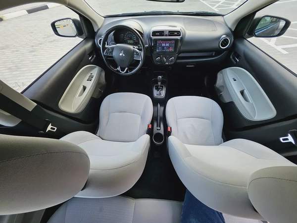 2023 Mitsubishi Attrage GLX - GCC Specs - Excellent condition With Navigation Low KM Eco City Car