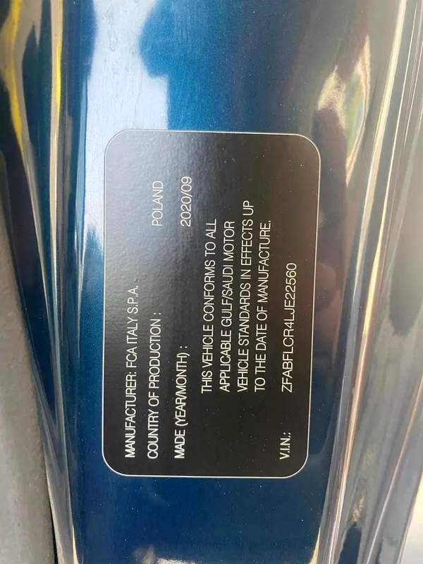 2020 FIAT 500 PANDA || GCC || LOW MILEAGE || ORIGINAL PAINT || EXCELLENT CONDITION