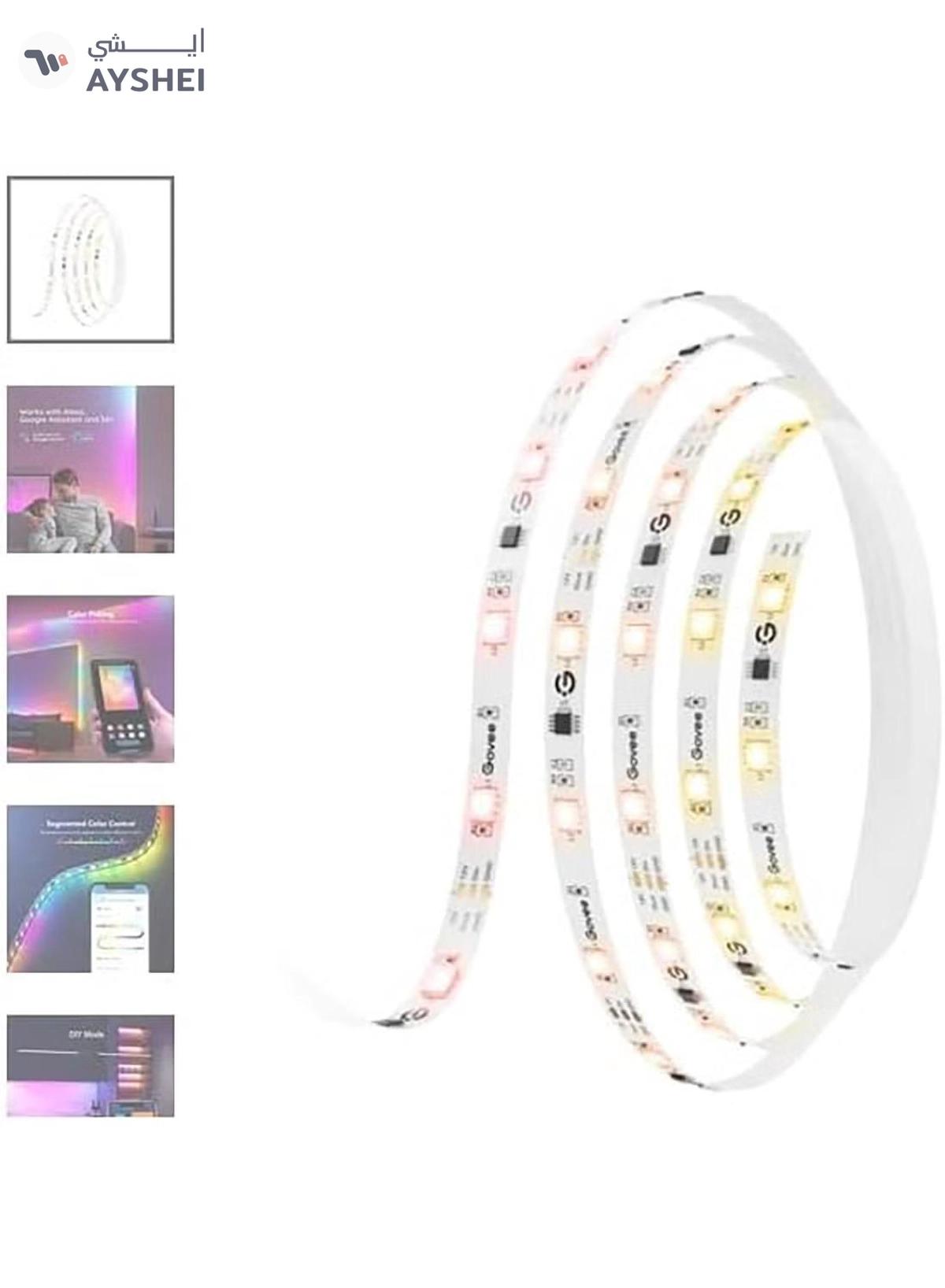 Govee RGBIC Basic Wi-Fi + Bluetooth LED Strip Lights 5 Meter-0-portrait
