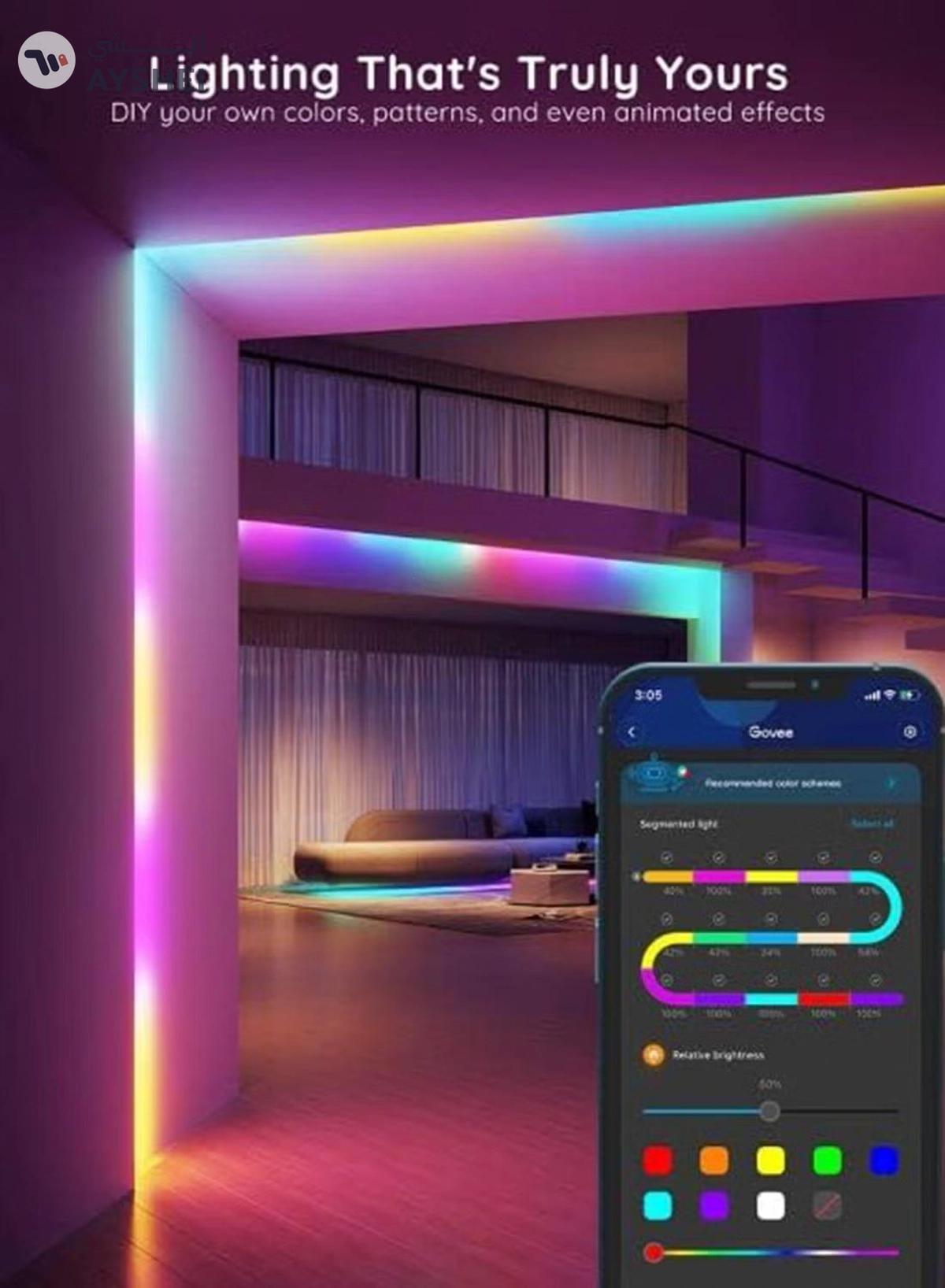 Govee RGBIC Basic Wi-Fi + Bluetooth LED Strip Lights 5 Meter-2-2